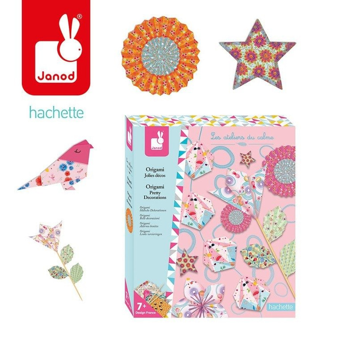 Zestaw kreatywny do tworzenia origami 7+, Janod