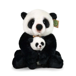 Maskotka dla dzieci Panda z młodym 27 cm Rappa