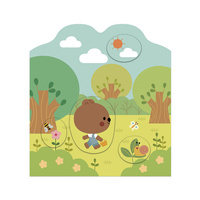 Książeczka z naklejkami Las Janod