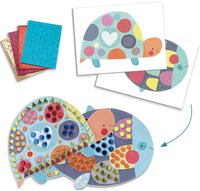 Zestaw zrób to sam 6 w 1 Zwierzęta i ich domki Djeco