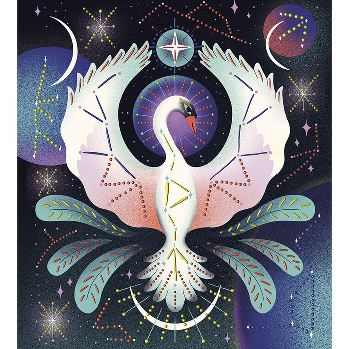 Malowanie kropkami Puentylizm 3D Kosmiczne zwierzęta Janod