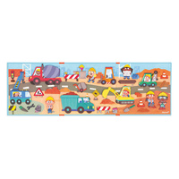 Magnetyczna układanka Na placu budowy Magneti'stories Janod