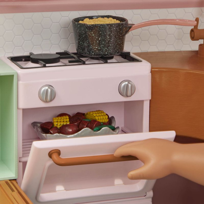 Lodziarnia na kółkach z wyposażeniem Sweet stop ice cream truck Our Generation