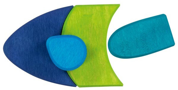 Klocki drewniane dla dzieci Miasto Goki