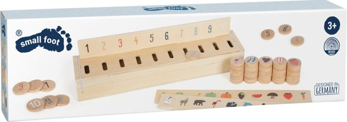 Drewniany pojemnik do sortowania Odkrywca świata Small Foot