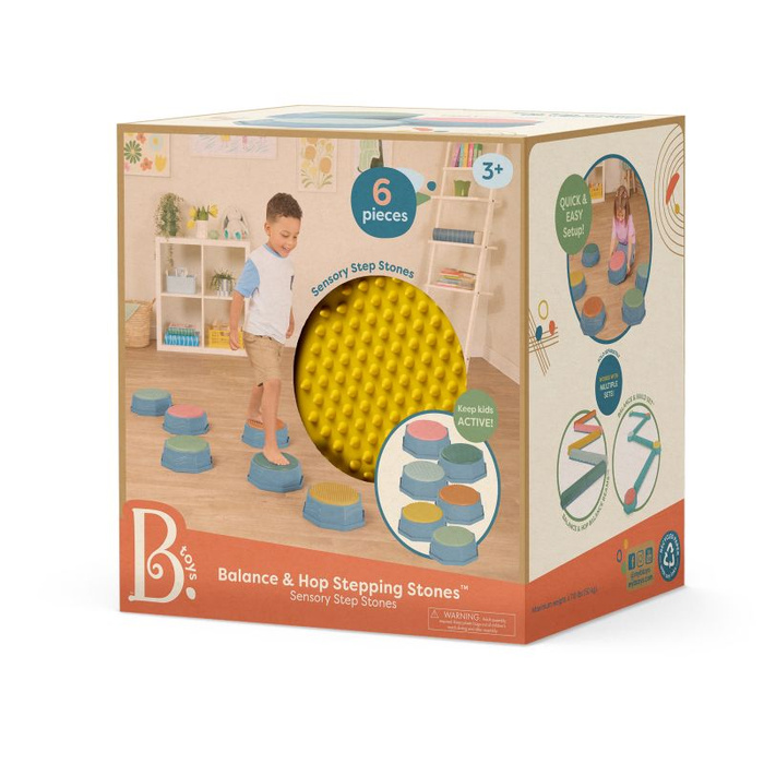 Kamienie sensoryczne Balance & Hop Stepping Stones B.Toys