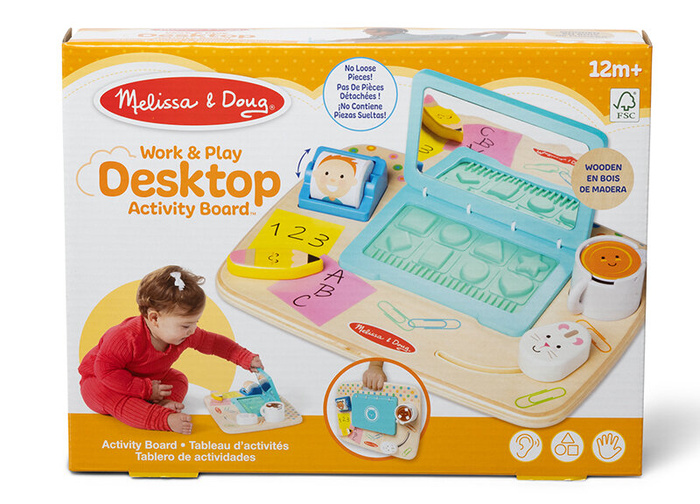 Drewniany komputer do zabawy dla najmłodszych Melissa & Doug