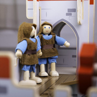 Drewniany zamek do składania Geroy Bigjigs Toys