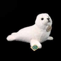 Maskotka dla dzieci foka biała 30 cm Rappa 