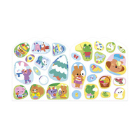 Książeczka z naklejkami Wieś Janod