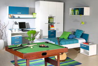 Bilard dla dzieci, duży stół bilardowy