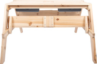 Drewniany stolik ogrodowy z siedzeniami zabawa błotem Small Foot