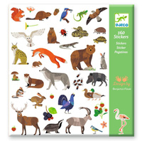 Zestaw naklejek dla dzieci Fauna Djeco