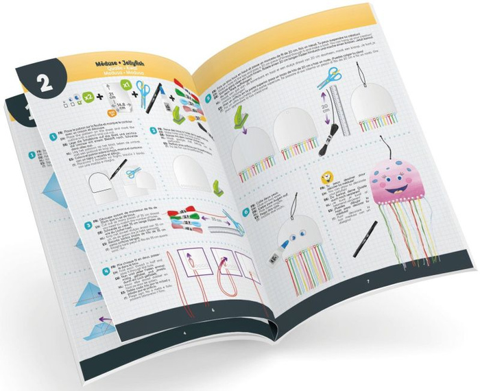 Zestaw DIY pudełko kreatywne 20 aktywności Buki