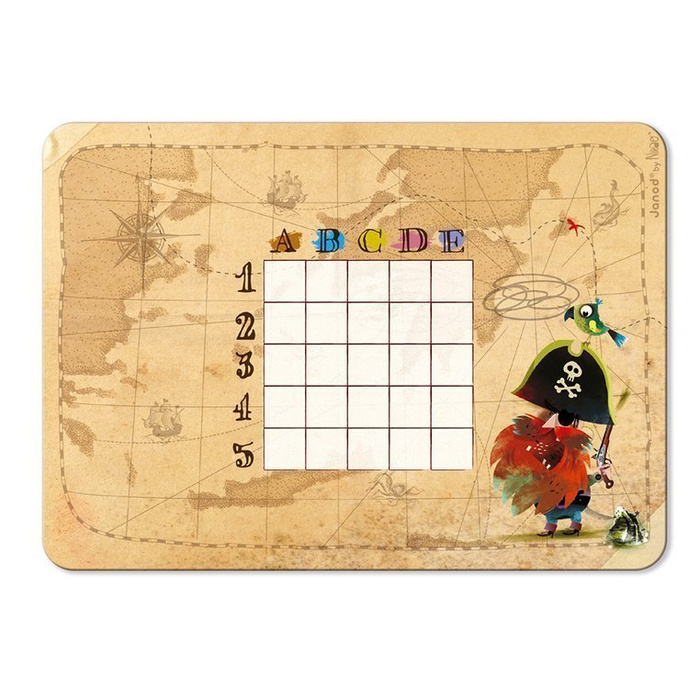 Gra dla dzieci z magnetyczną tablicą. Statki piratów, Janod