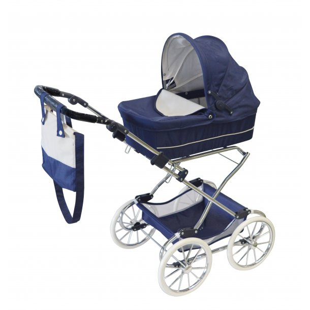 Wózek dla lalek Doll Pram Deluxe Blue Astrup