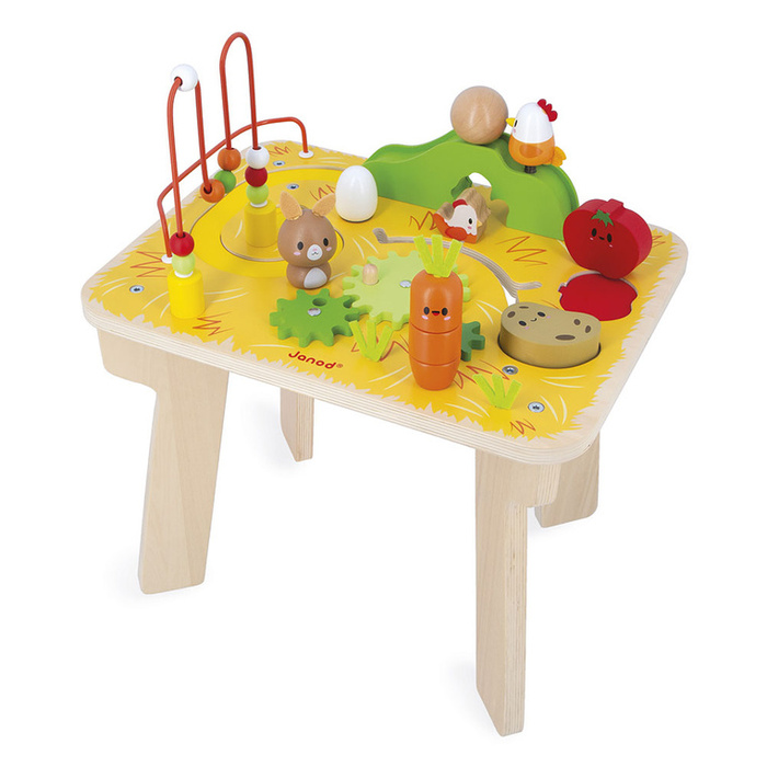 Drewniany stolik edukacyjny Farma Janod