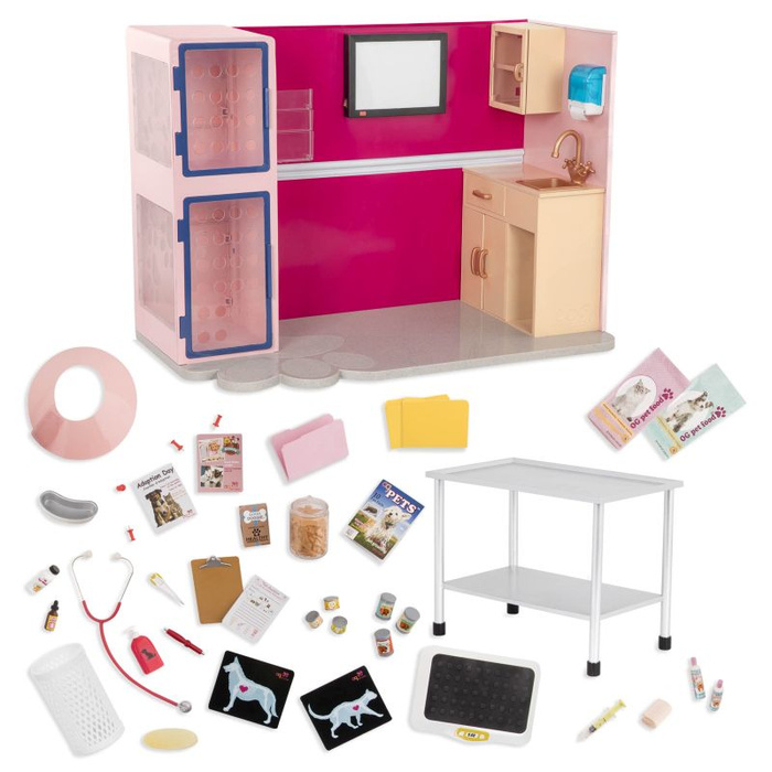 Lecznica weterynaryjna z wyposażeniem Healthy Paws Vet Clinic Our Generation