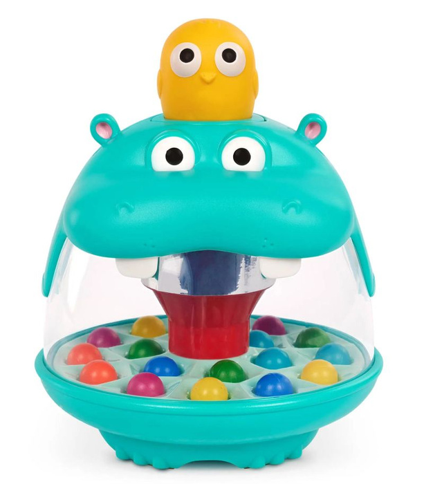 zabawka sensoryczna dla rocznego dziecka Hipopotam Party Pop Hippo Battat