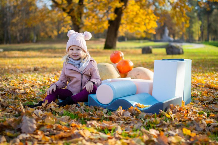 Zestaw do zabawy pastelowy Soft Play Discoverer IGLU