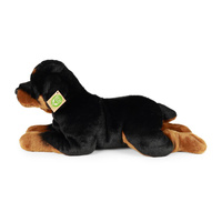 Maskotka dla dzieci pies rottweiler leżący 39 cm Rappa