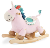 Pluszowy jednorożec na biegunach Rodeo Rocker Cleo B.Toys