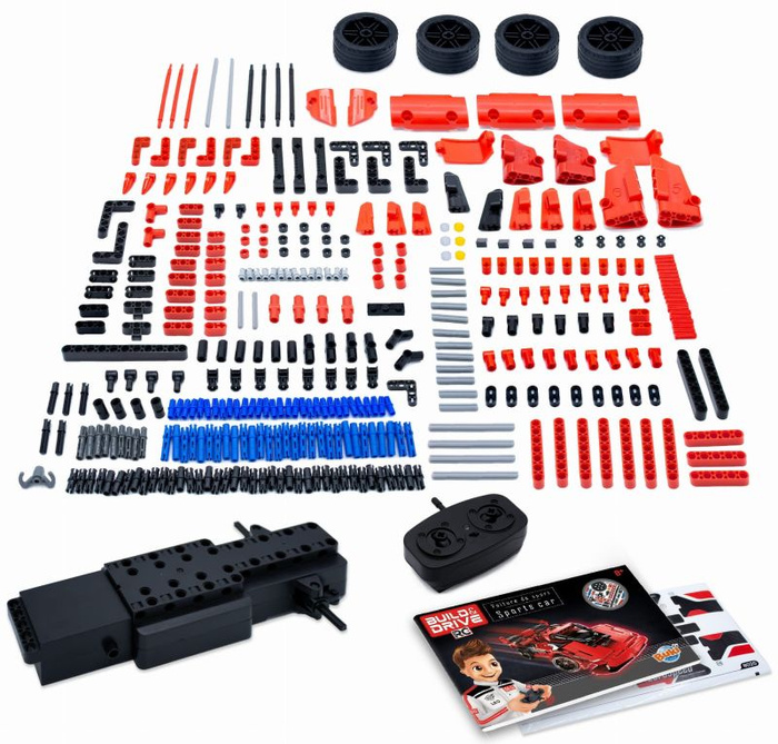 Samochód sportowy zdalne sterowanie samodzielny montaż Buki