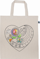 Bawełniana torba do malowania Serce Goki