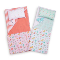 Łóżko piętrowe dla lalek Pościel z motylkami Dreams for Two Our Generation