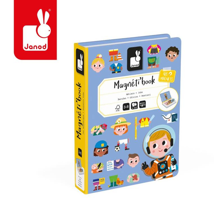 Magnetyczna układanka dla dzieci zawody Janod