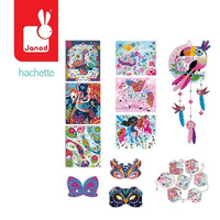 Multi - zestaw kreatywny 11 dekoracji Tukan 7+, Janod