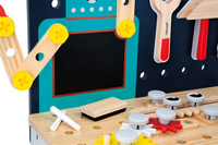 Drewniany stół warsztatowy dla małego majsterkowicza Robot Brico Kids Janod