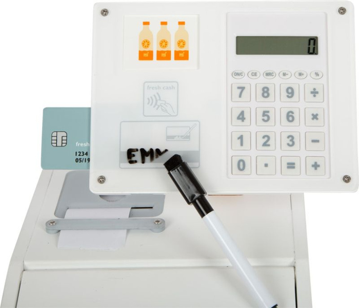 Realistyczna drewniana kasa fiskalna dla dzieci Fresh Small Foot