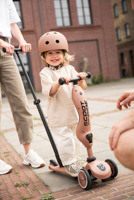 SCOOTANDRIDE Kask XXS-S dla dzieci 1-5 lat Mocha