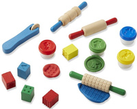 Kolorowa ciastolina z wałkami i stemplami Created by Me! Shape, Model, & Mold Melissa & Doug