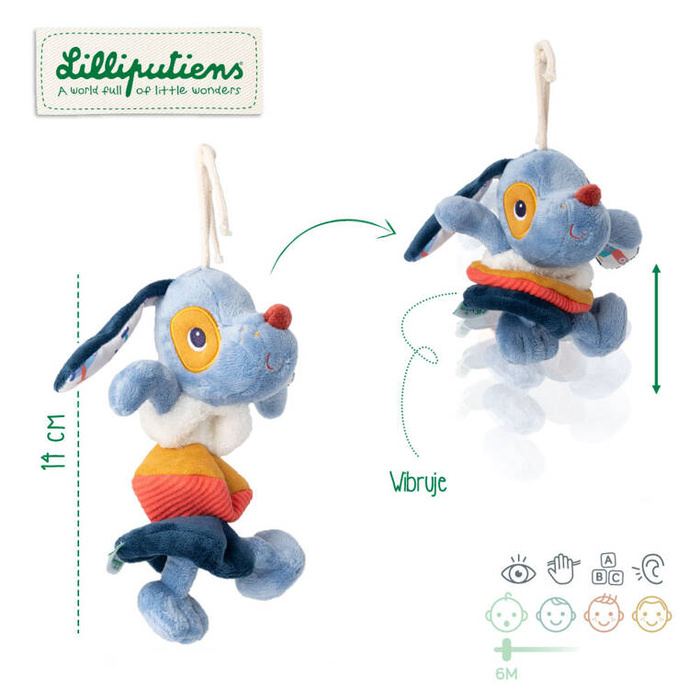 Zawieszka wibrująca Piesek Jules Lilliputiens