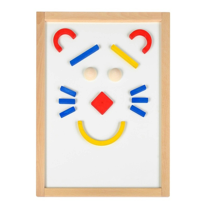 Magnetyczna układanka logopedyczna Lew- król dzikich zwierząt Pilch