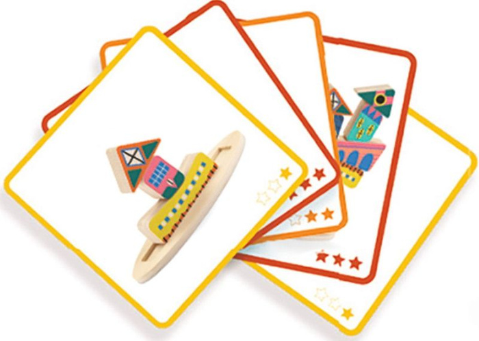 Drewniany balansujący domek dla dzieci Djeco