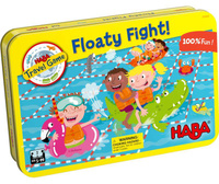 Przenośna gra dla dzieci Bitwa Wodna dmuchane statki Haba