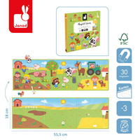 Magnetyczna układanka Farma Magneti'stories Janod