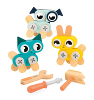 Drewniane zwierzątka do składania Brico'Kids Janod 