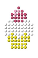 Zestaw kreatywny Cudowne kryształki Naklejki 7+, Janod