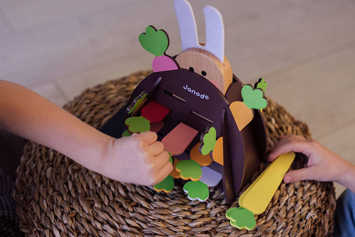 Gra strategiczna drewniana 2-4 os. Magiczna Marchewka Janod