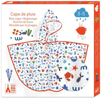 Transparentna pelerynka przeciwdeszczowa dla dzieci Ocean Djeco