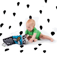 Zabawka dla niemowląt, miękka książeczka. Uśmiech dziecka, Manhattan Toy