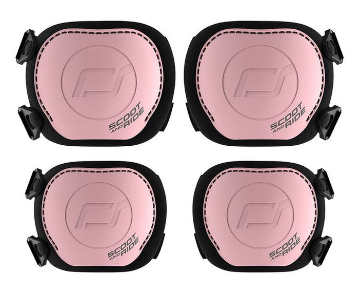 SCOOTANDRIDE Zestaw ochraniaczy dla dzieci S Rose