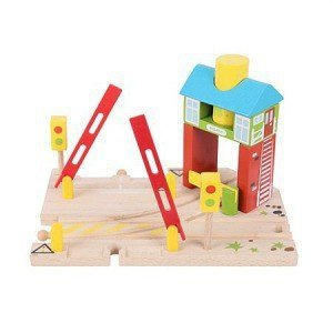 Przejazd kolejowy z budynkiem dróżnika, Bigjigs Rail
