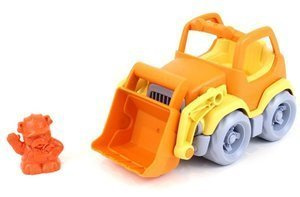 Samochód pomarańczowy spychacz Green Toys