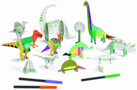 Kreatywny zestaw Dinozaury 3D Djeco