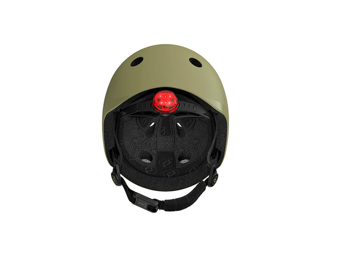 SCOOTANDRIDE Kask S-M dla dzieci 3+ Olive